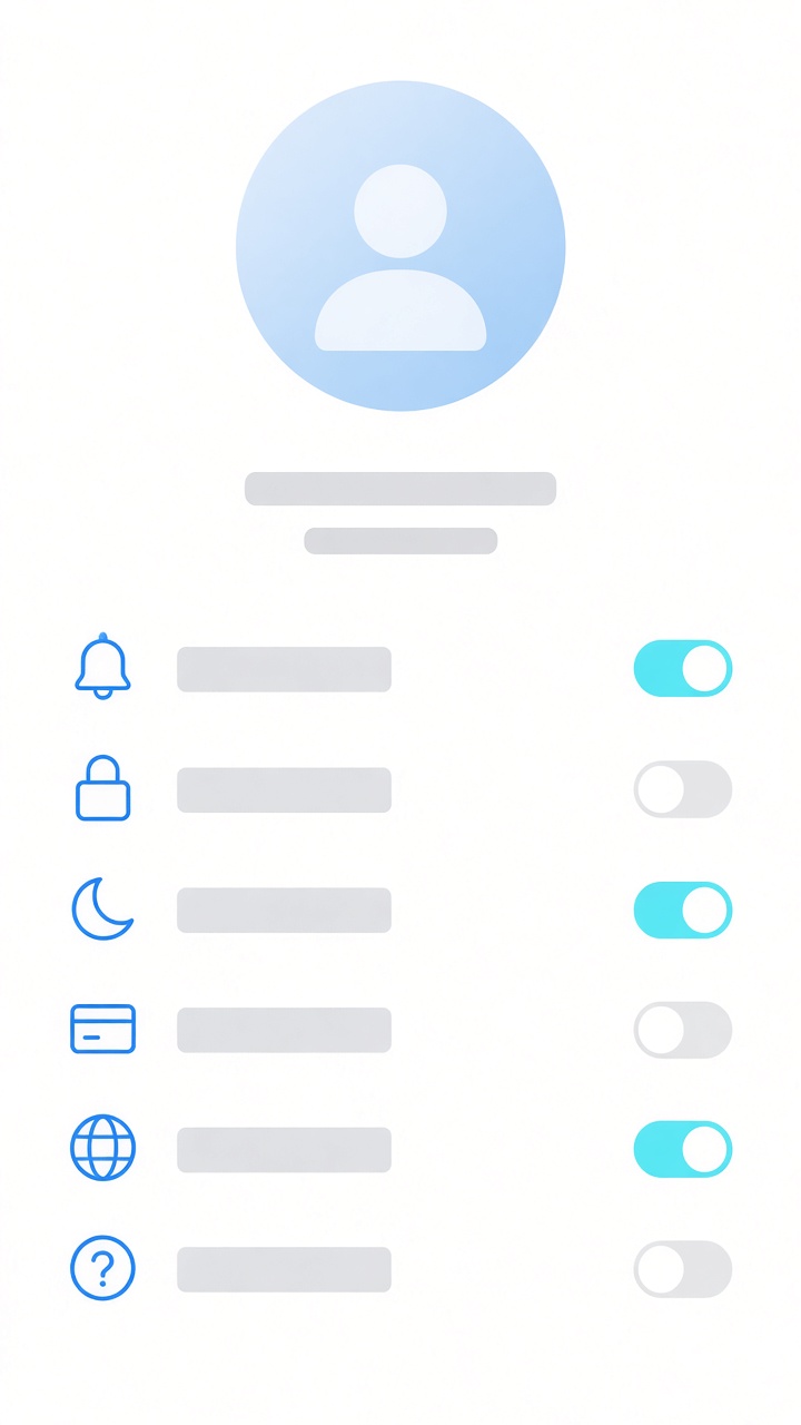 Profile screen